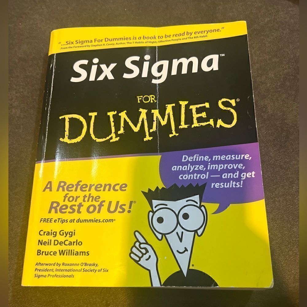 Six‎ Sigma For Dummies - Paperback By Gygi, Craig
